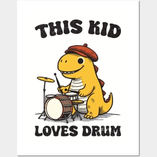 This Kis Loves Drum Posters and Art